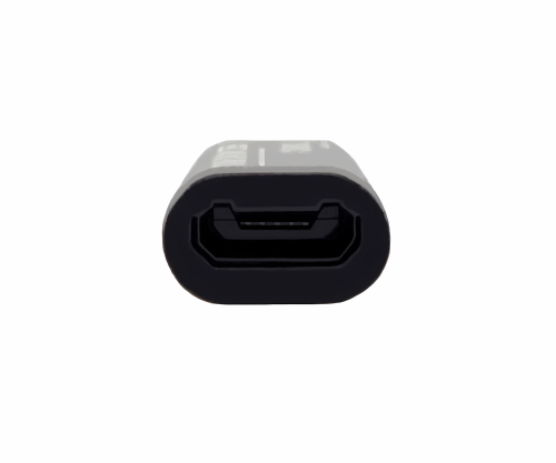 DINIC Adapter, USB C Stecker auf Micro Buchse, 3 Stück Alu, space grey